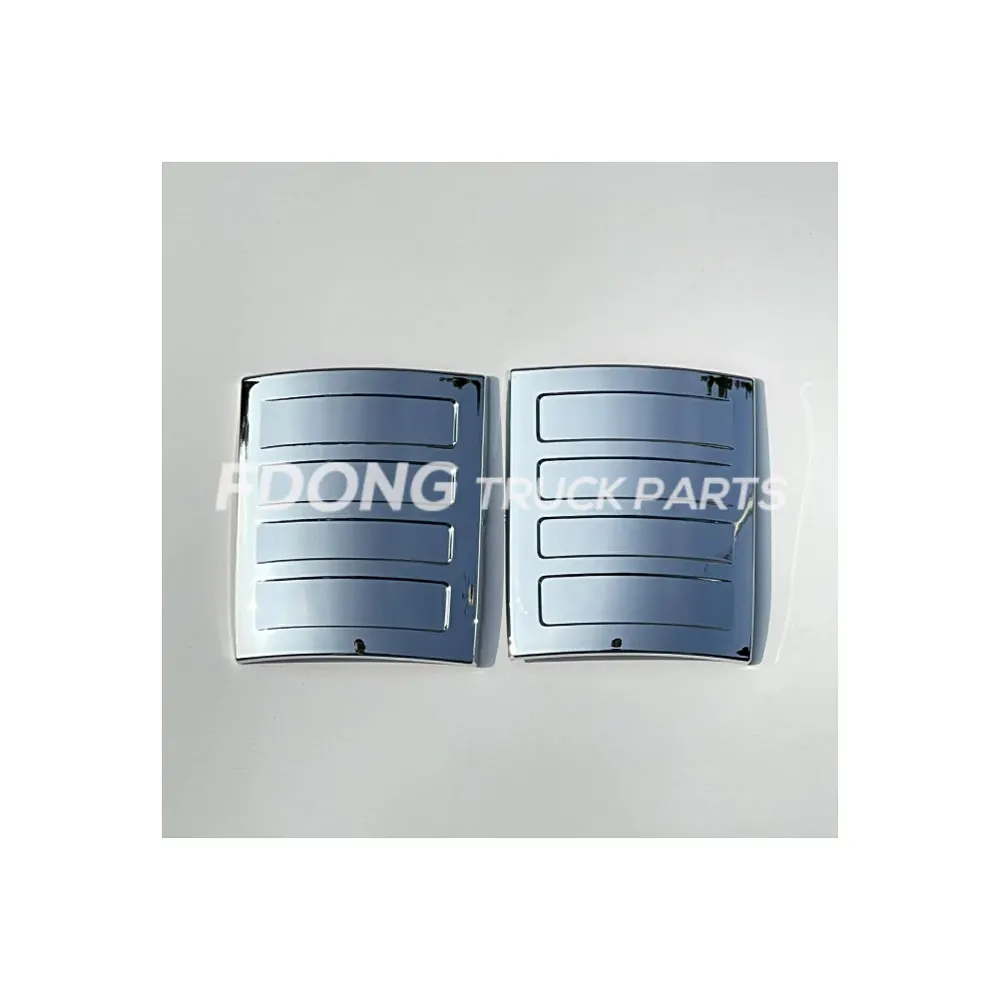 FDONG  2 Pcs Chrome Corner Lamp Cover Set for MITSUBISHI FUSO CANTER 2010