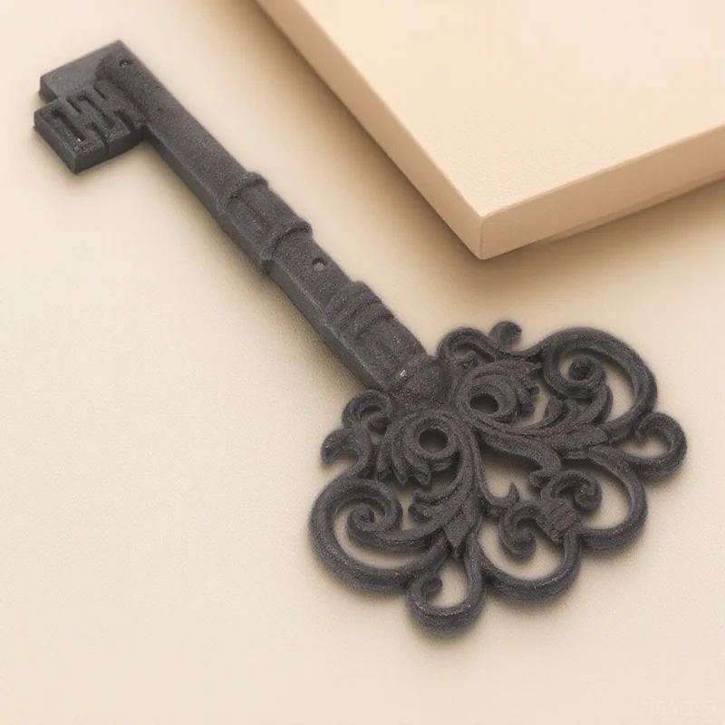 

Retro Cast Iron Crafts Ancient Key Styled Holder Vintage Rustic Key Hanger Home Adornment Wedding Decoration Ancient Keys Crafts