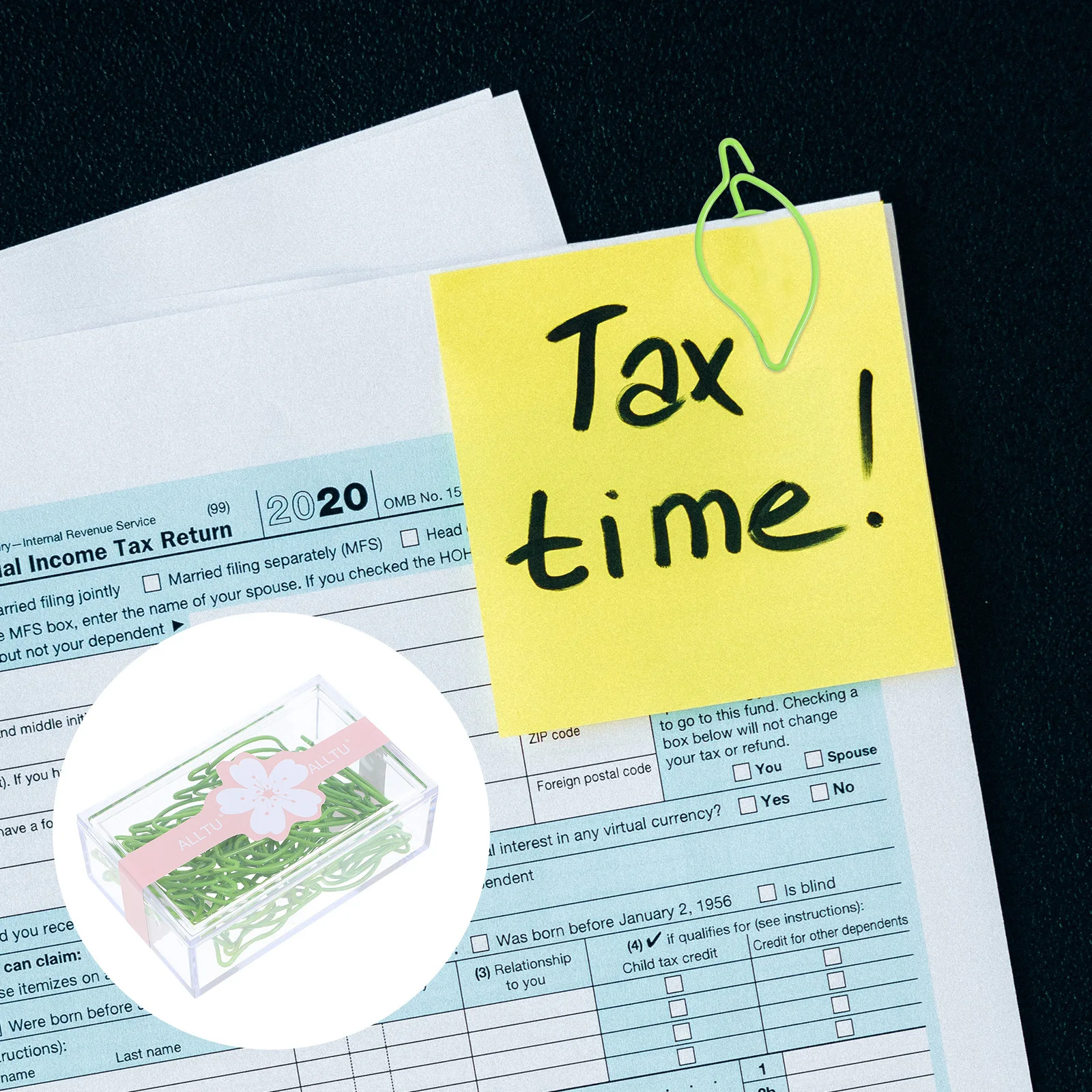 

30Pcs Decorative Leaf Paper Clips Functional Small Metal Clips for Clipping Photos Cards Notes Bills Office Home Study