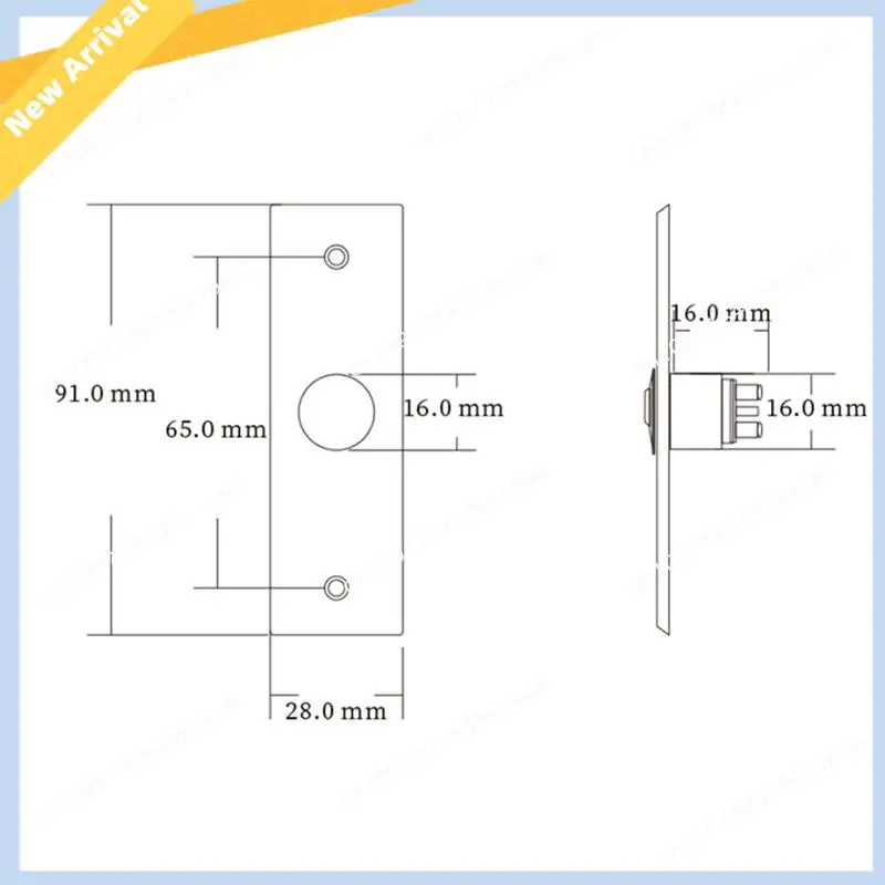 

M01K кнопка выхода из нержавеющей стали для замка, система контроля доступа к двери, кнопка открывания двери, переключатель из сплава