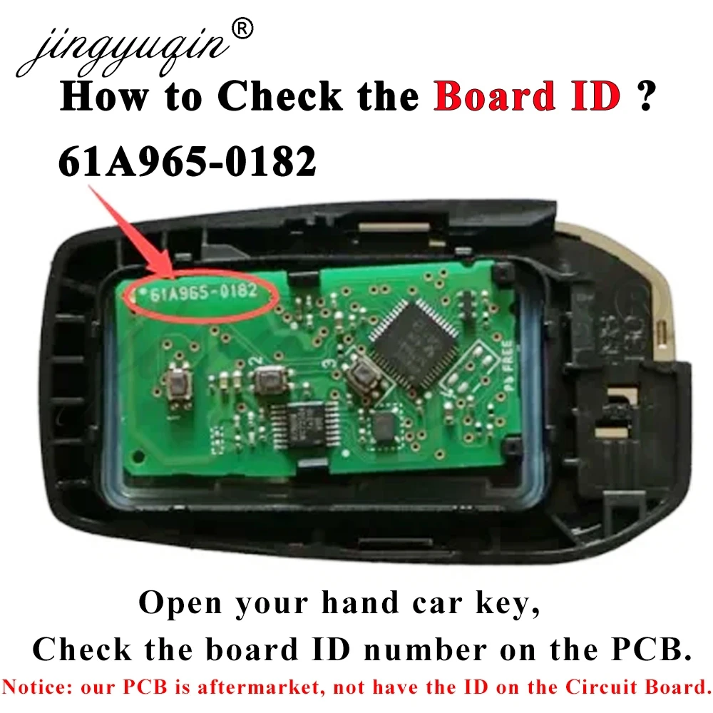 Board No.0182Car Key Remote For Toyota Hilux Fortuner Hiace 2015-2020 312/314433/434MHz 8A Chip P4=39 BM1EW B3U2KP Smart Keyless