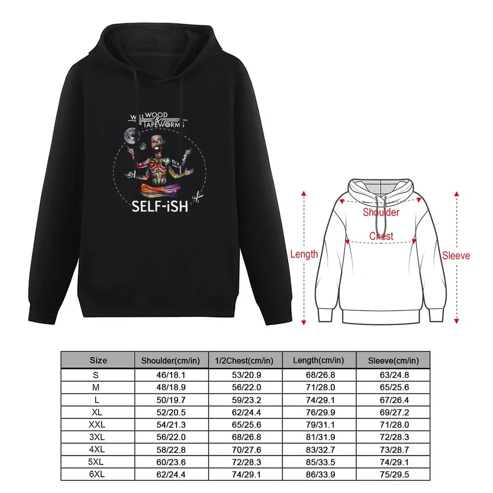 New Selfish Self-ish Will Wood Pullover Hoodie blouse korean autumn clothes korean style clothes mens hoodies