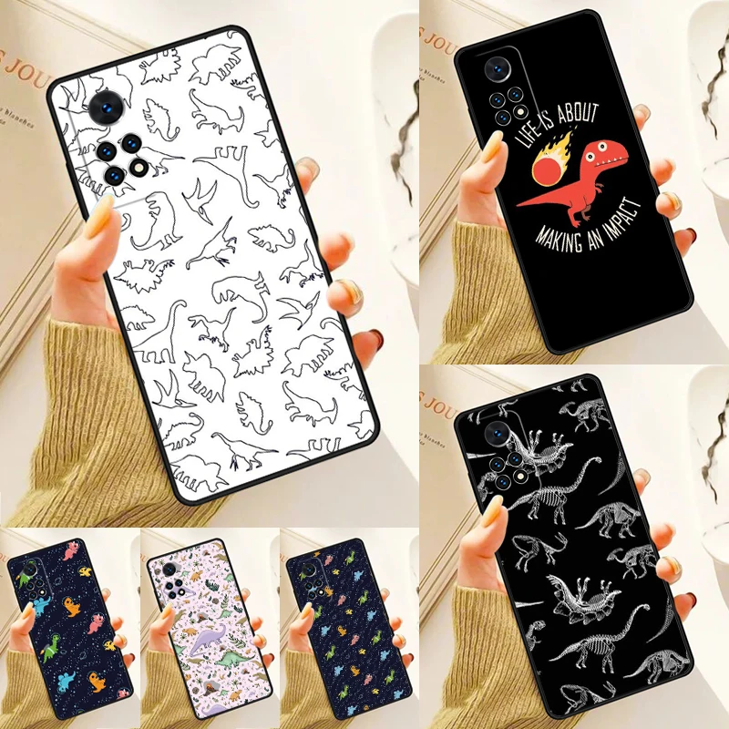 Чехол с динозавром T-Rex Triceratops для Samsung Galaxy S24 Plus S23 S20 S21FE Lite S22 Ultra Note 20 S8 S9 S10, чехол для телефона