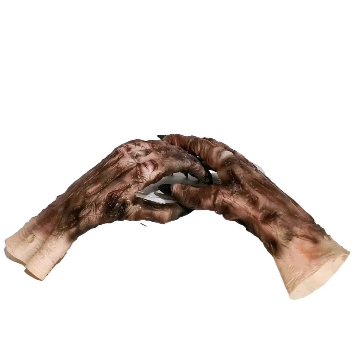 Gants de main de zombie pour adultes et enfants, gants de crâne en latex, accessoires de costume de fantôme, griffe de loup d'horreur d'Halloween, accessoires de cosplay de démon effrayant