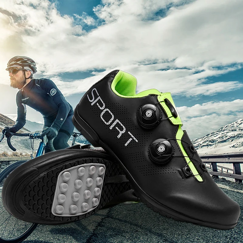 

2025 New Rubber Bicycle Shoes,Men's Bicycle Sports Shoes,Anti Slip Mud On The Route,Bicycle Speed For Flat Ground Exercise