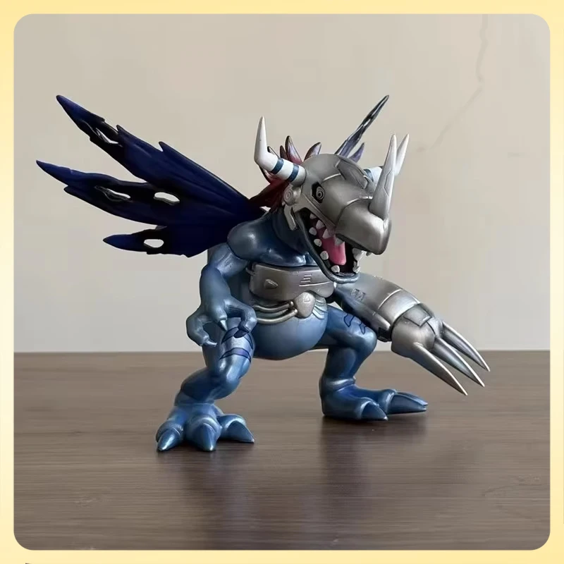 17cm Digimon Adventure Anime Figure Greymon Figures Machinery Greymon Action Figurine  Pvc Models Collection Dolls Decoration