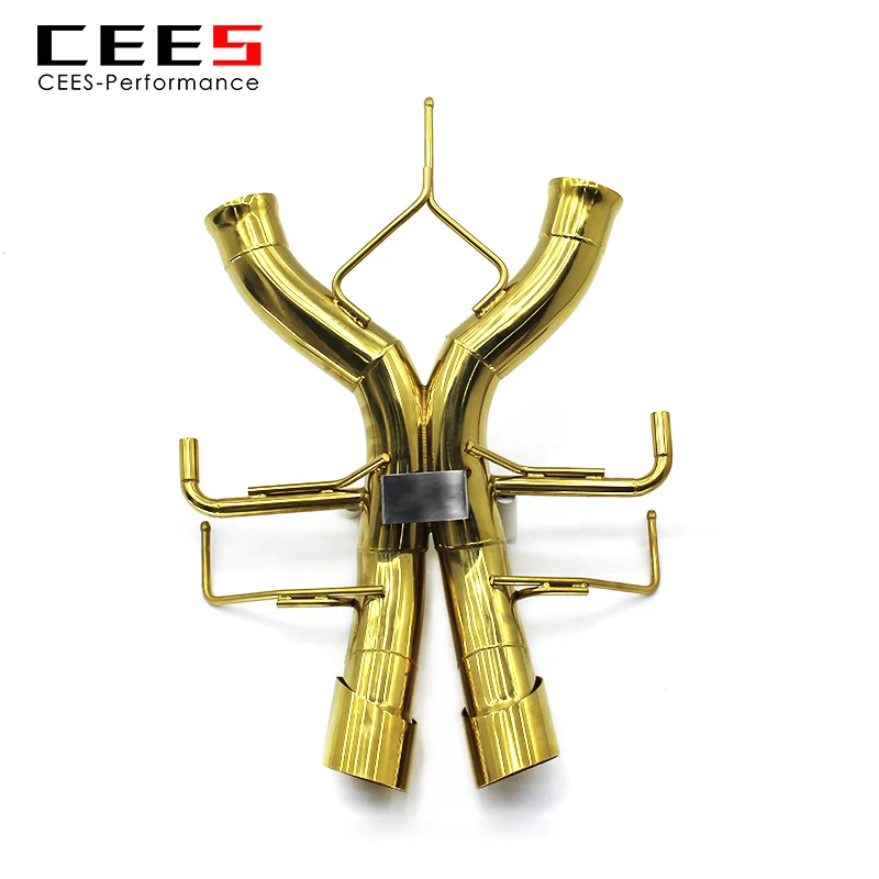 

CEES Catback Exhaust for Mclaren P1 3.8 Hybrid 2013- Stainless Steel Performance Exhaust Valve Control Gold-plated ExhaustSystem