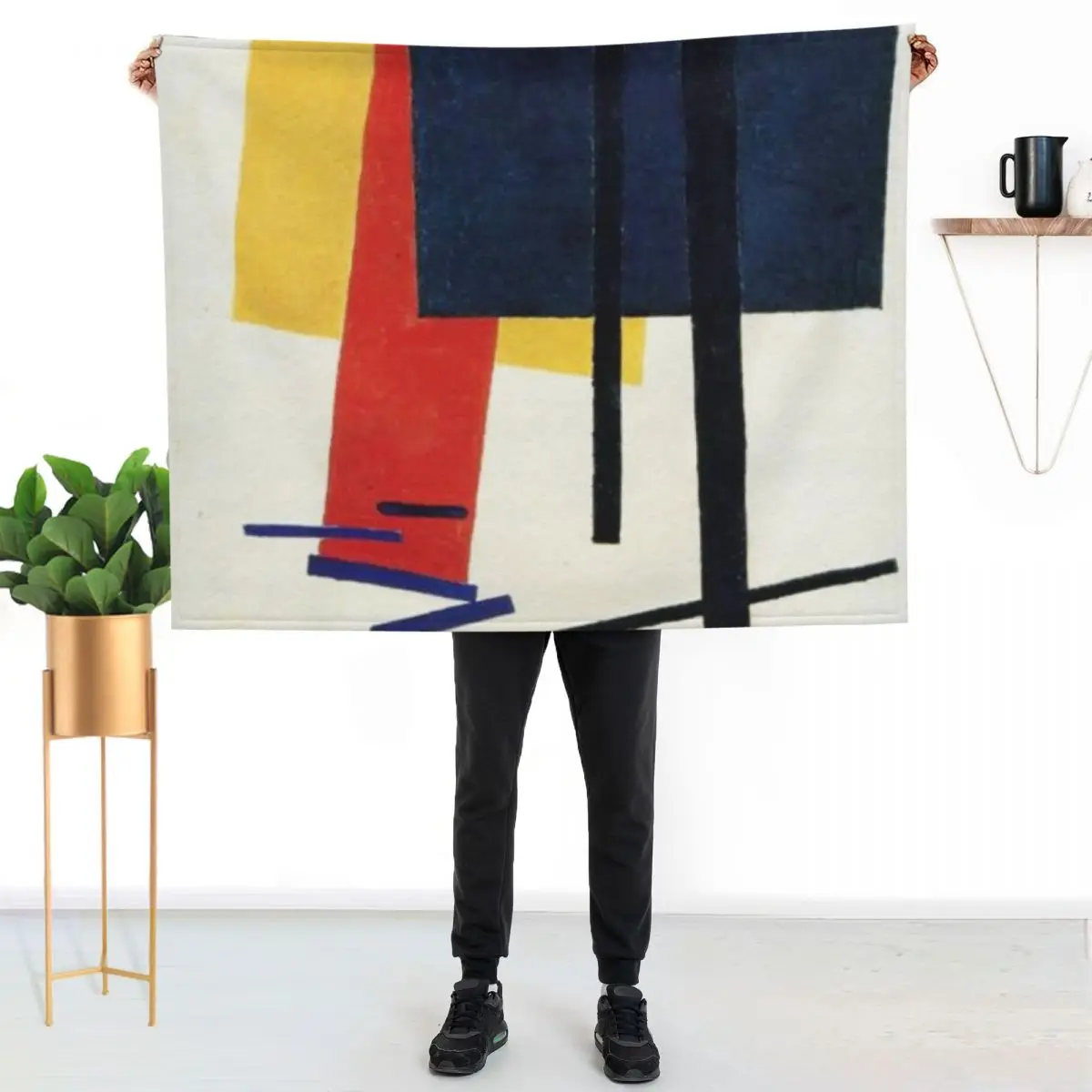 Suprematism 1915 by Kazimir Malevich - Favourite Artists Collection Throw Blanket heavy to sleep Blankets For Bed Warm Blankets