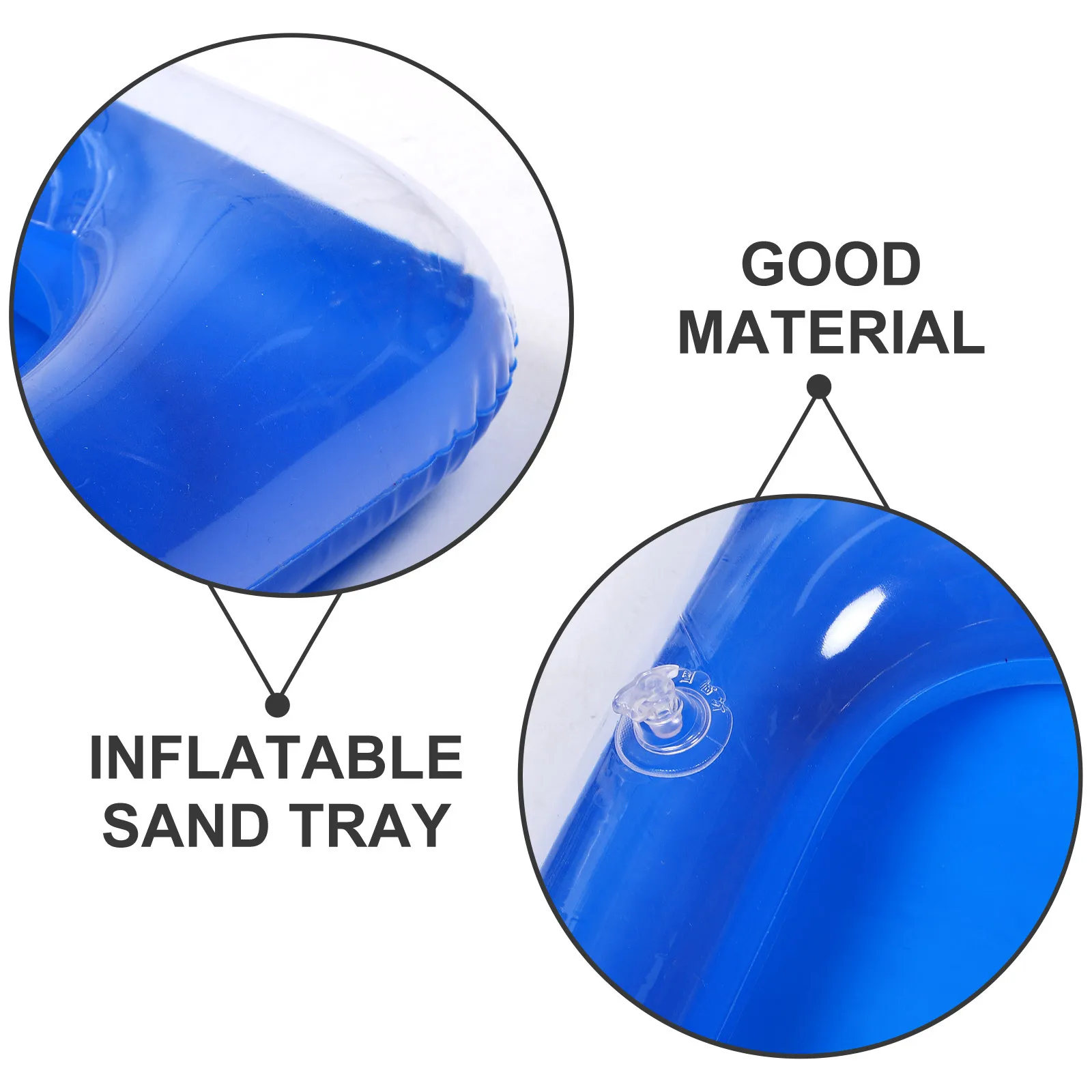 الأزرق نفخ الاطفال رمل صديقة للبيئة المواد البلاستيكية علبة رمل للمنزل ساند كاسل لعب الأطفال يلعبون رمل صندوق الرمل للأطفال #5