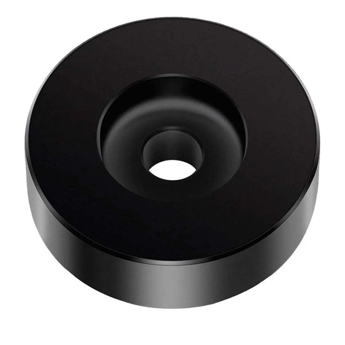 A003 Vinyl Record Adapter EP Turntable Center Hole Spindle for 7 Inch 45 RPM Large Hole LP Vinyl Record Player Black