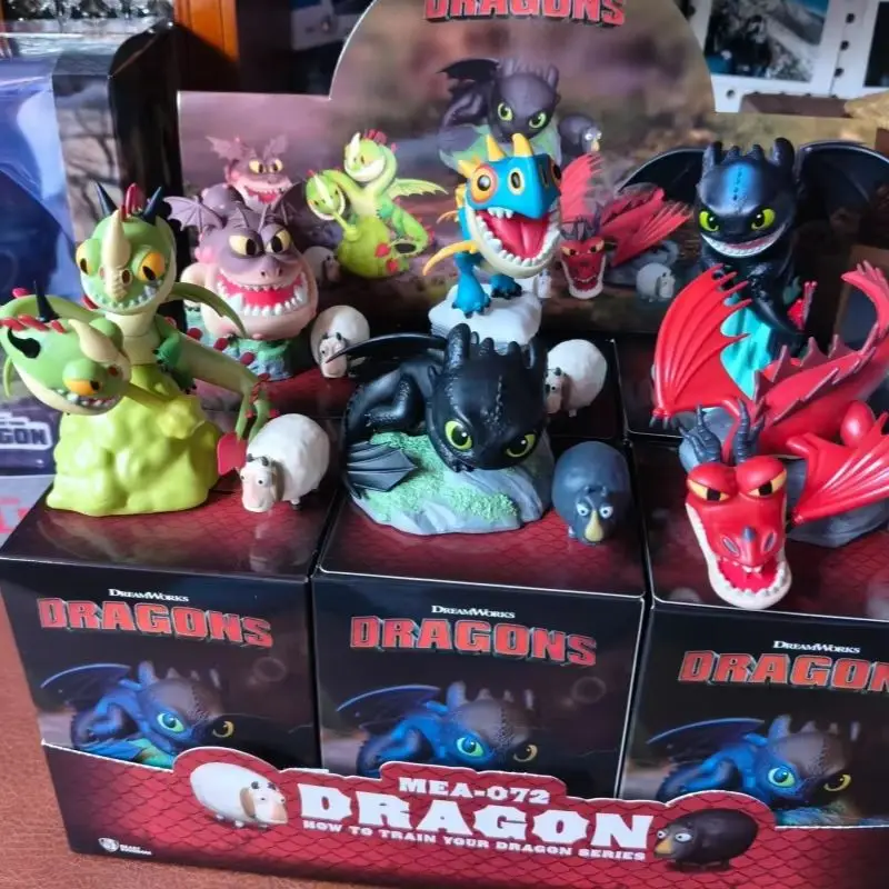 

In Stock Genuine How To Train Your Dragon Series Desktop Ornament Birthday Gift Peripheral Model Decoration Mysterious Box