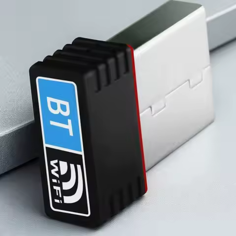 Dual Bluetooth 4.0 and WiFi Nano USB Adapter Wireless Dongle Network Receiver Transmitter Signal Booster for PC Laptop
