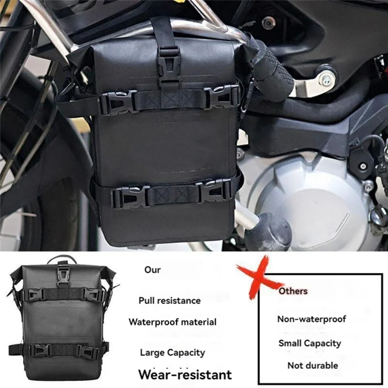 

Leading-Edge-Motorbike Rear Rack Trunk Storage Bag Waterproof Motorcycle Bumper Bag With Shoulder Strap Riding Tools,Cycling Bac