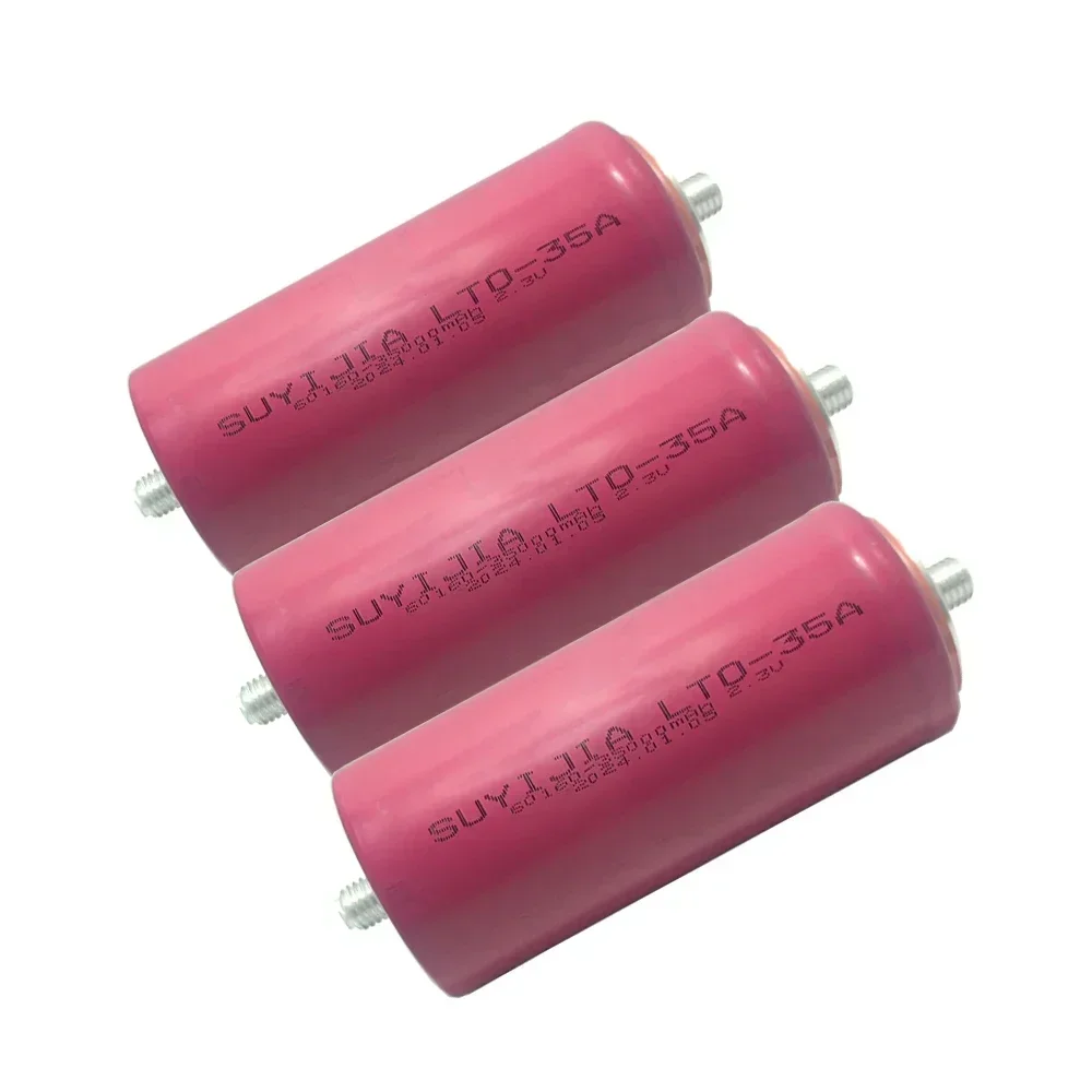 Original 2.3V 60160 Lithium Titanate Battery 30Ah 35Ah 10C Discharge Electric Boat Lithium Titanate Rechargeable Power Battery