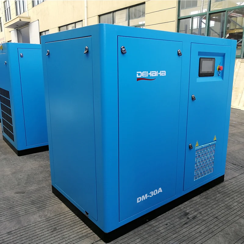 30hp 22kW 8~13bar Rotary Screw Air Compressor Machine Factory Factory Price for Sale