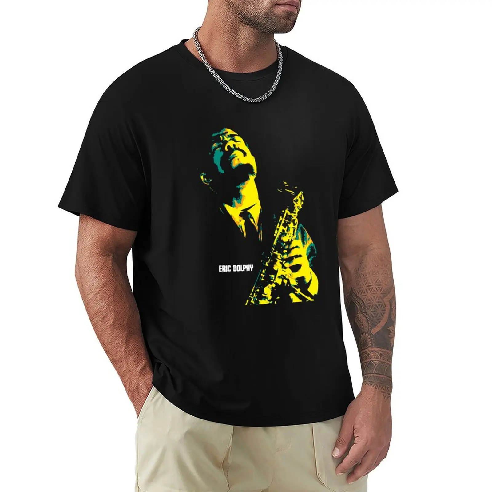 Gift Idea Eric Dolphy Christmas Holiday T-Shirt Minimalist Plain Crew Neck T-Shirt