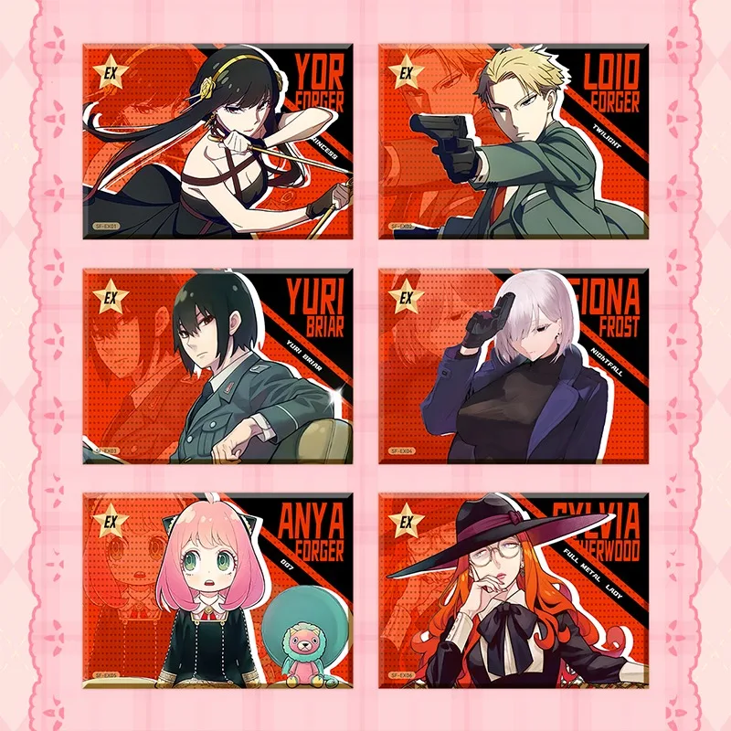 New SPY FAMILY Card Twilight Yor Forger Anya Forger WR Anime Character Collection Cards Kids Toys Gifts