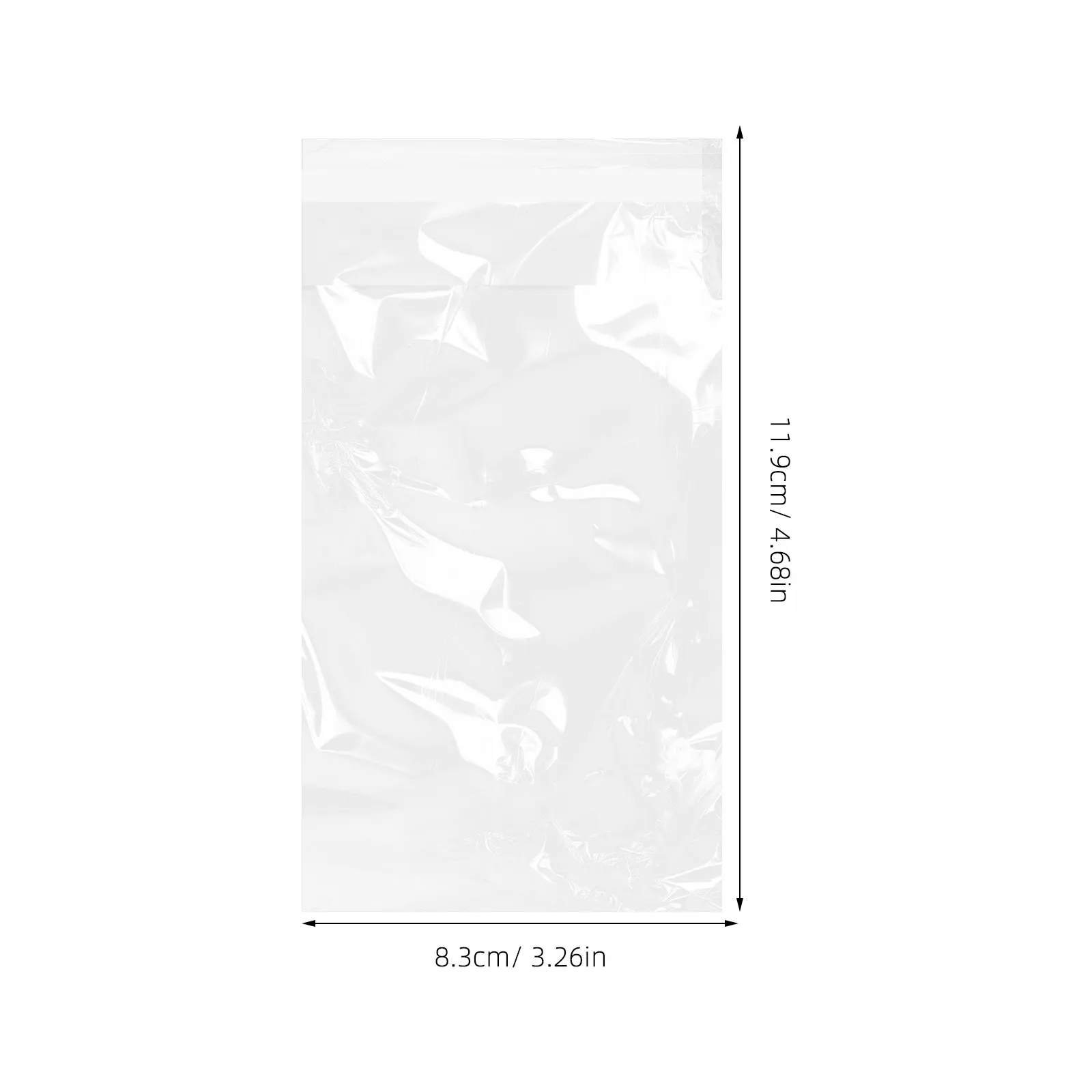 200 Pcs Card Self Sealing Bags Packaging Plastic Sleeves for Storage Cello Cards