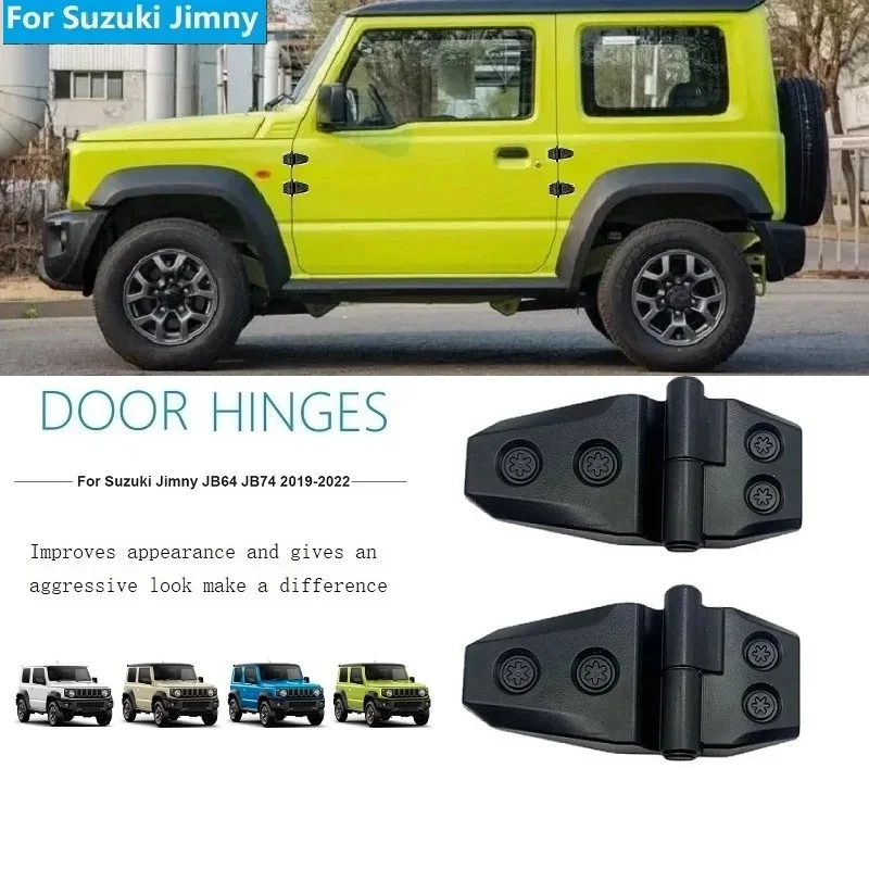 

For Jimny For Suzuki Jimny JB64 JB74 2018-2022 Car Engine Hood Door Hinge Decoration Cover Stickers Auto Exterior Accessories