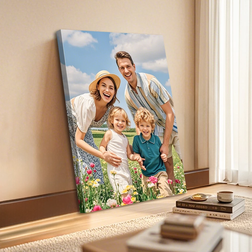 1Pc Custom Hanging Poster,Customize Big Size Poster With DIY Frame(Or Not),Custom Photo Canvas Poster,Custom All Size Poster image 4