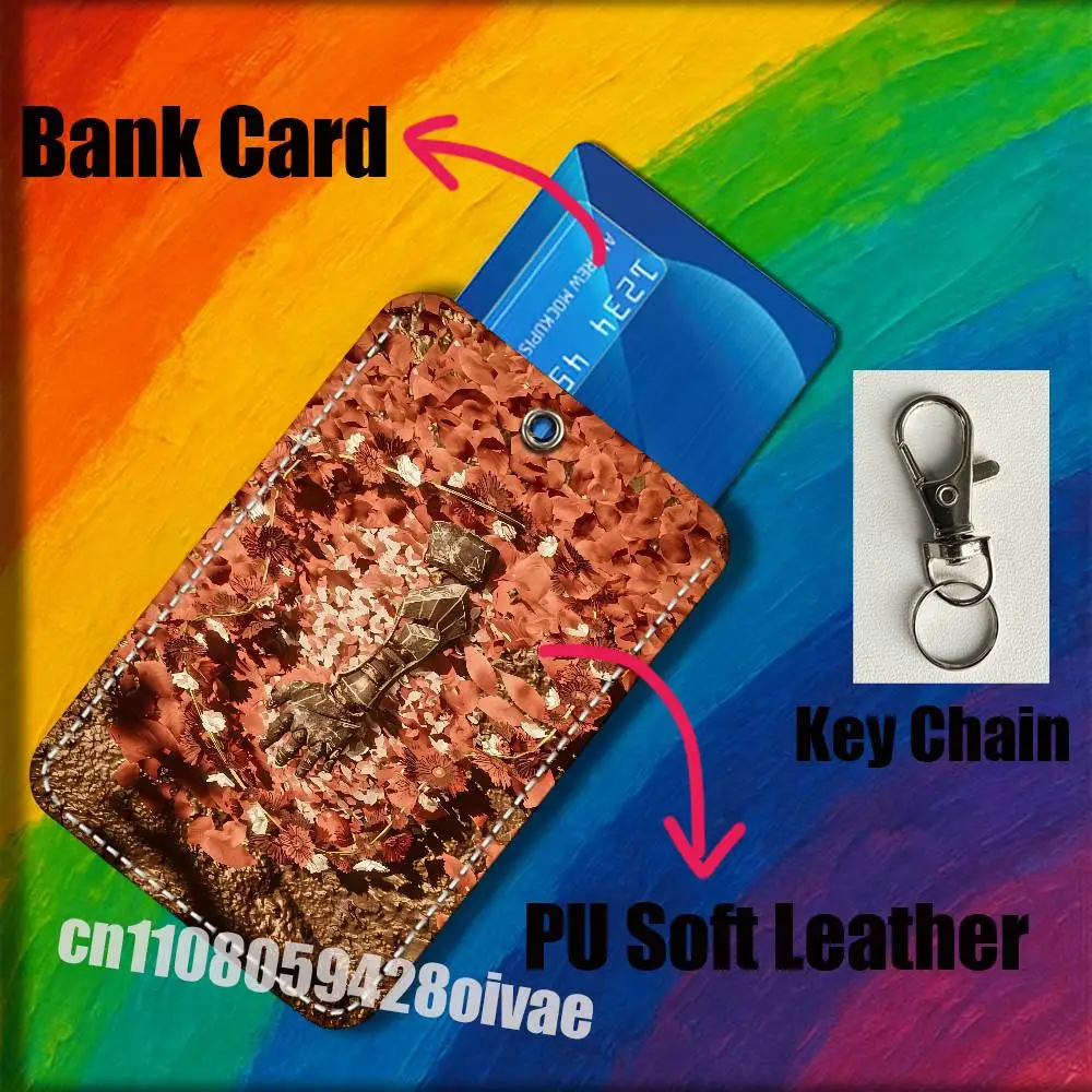 Clair Obscur Expedition 33 Per clip identificative Accesso alla banca di credito Porta carte d'acqua Copertura Decorazione Borsa Portachiavi