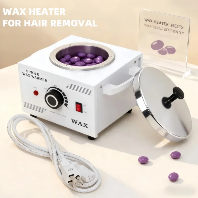 

Professional Wax Heater Machine, 500ml Electric Wax Warmer for Hair Removal Wax Beans Suitable for SPA Home Salon Use