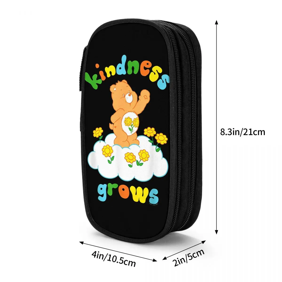 Imagem -06 - Bear Kindness Care Bears Pen Case For Kids Pen Box Grande Bolsa de Armazenamento Cosméticos Escolares Rainbow Estudantes Amigos