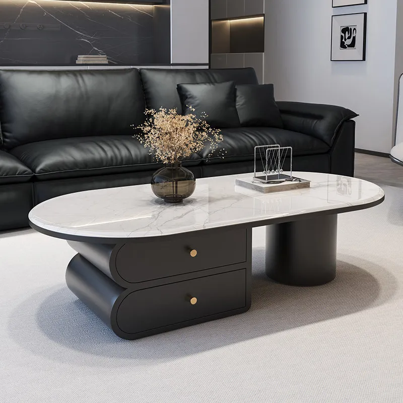 Modern Luxury Side Table Living Room Storage Designer Organizer Drawers Writing Coffee Table Moving Couchtisch Home Furniture