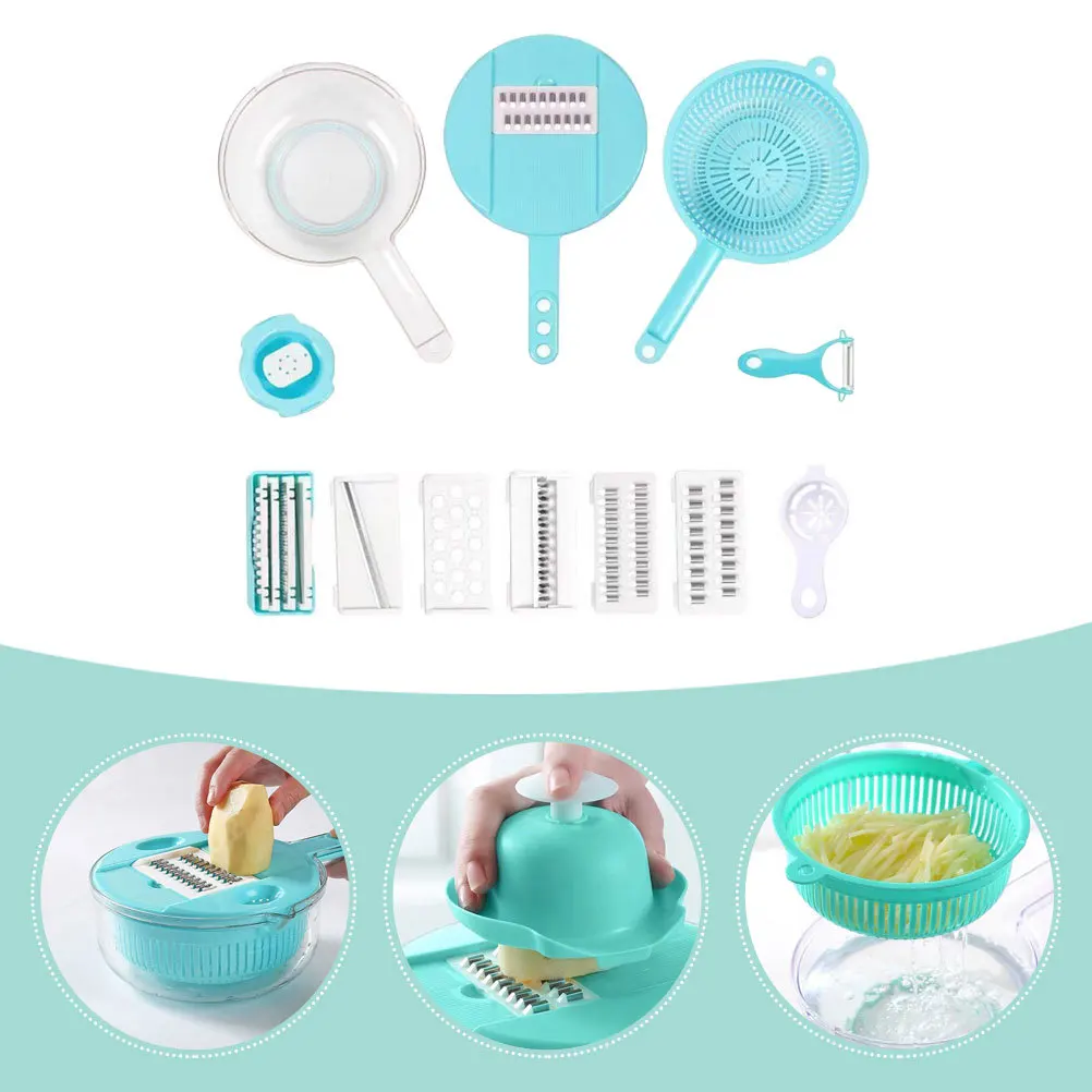 

1 комплект, терка для овощей, кухонный инструмент, ручная корзина для слива, многофункциональная резак для еды, измельчитель сыра, картофеля, овощей