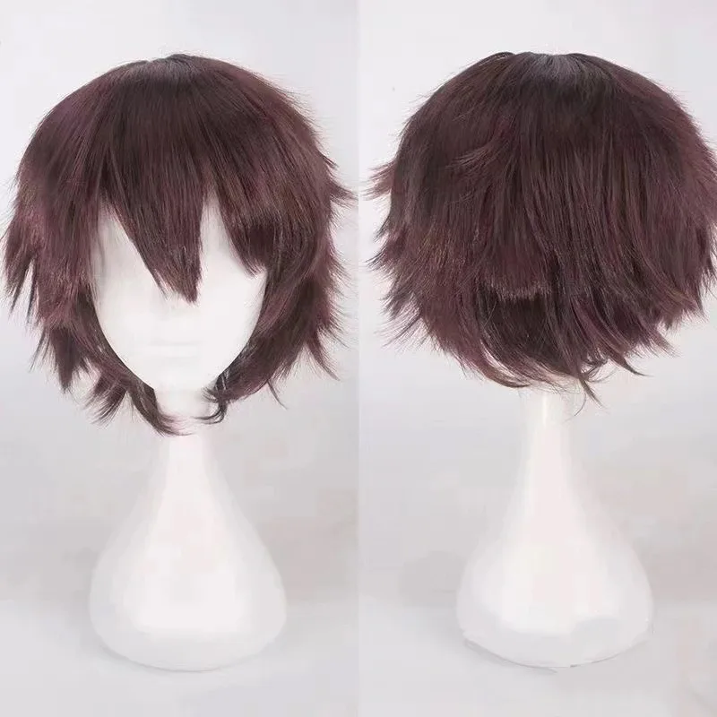 Anime Cosplay Universal colorido Pelo Corto bola hombre accesorios simulación tocado escenario actuar sombreros peluca Harajuku