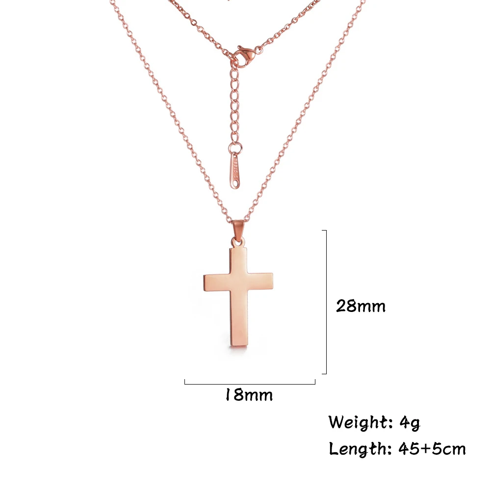 Fashion Harajuku Vintage Cross Drop Long Chain Necklace for Men and Women Personality Party Hip Hop Punk streetwear Jewelry Gift