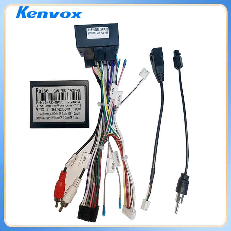 android Car radio Canbus Wire Harness Plug Power Cable adapter For Opel Astra/Zafira/Abtara/Vectra/Corsa/Meriva/Combo/Agila