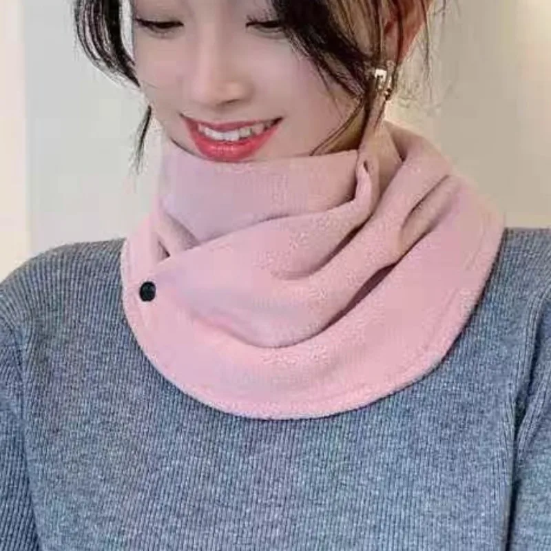 1 قطعة الشتاء سميكة مبطنة بالصوف الرقبة الجراب-الجنسين يندبروف وشاح دافئ لركوب الدراجات وفي الهواء الطلق ، الرجال النساء الشتاء الرقبة أدفأ