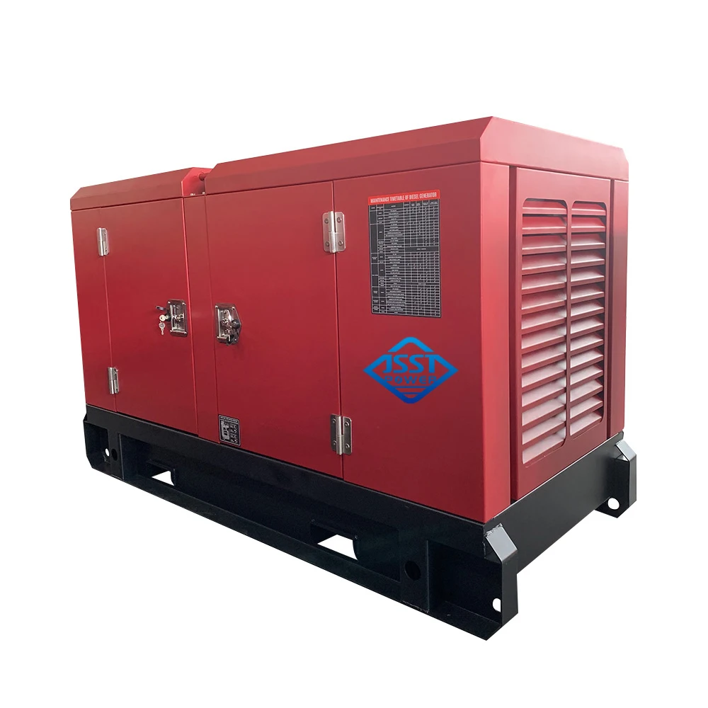 JSST 10 Kva Silent Diesel Generator 16 kw 100% Copper Germany 10kw Synchronous DC Generator Set 120 240 Volt 50/60hz Frequency