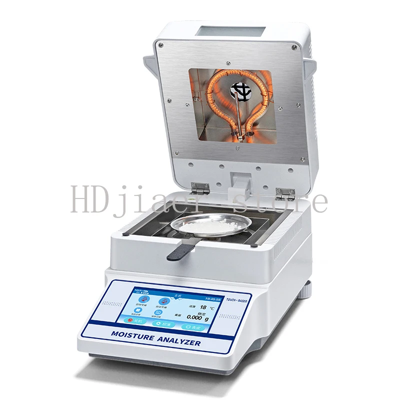 

Ampt Rapid Moisture Meter Feed Food Corn Grain Halogen Moisture Meter Tea Medicinal Material Measuring Instrument