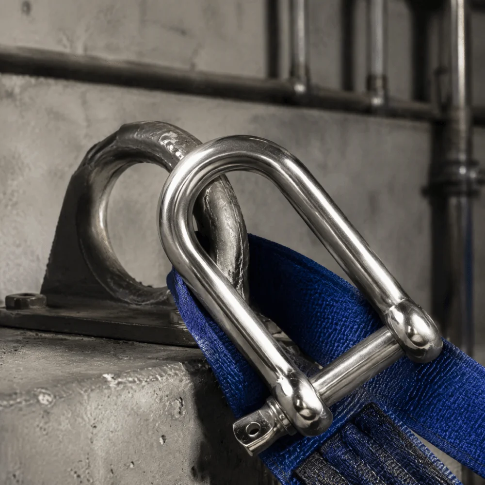 10pcs Long Forged Construction Screw Pin Shackle Marine Grade Durable Bow Shackle D Ring Shackle Marine Application