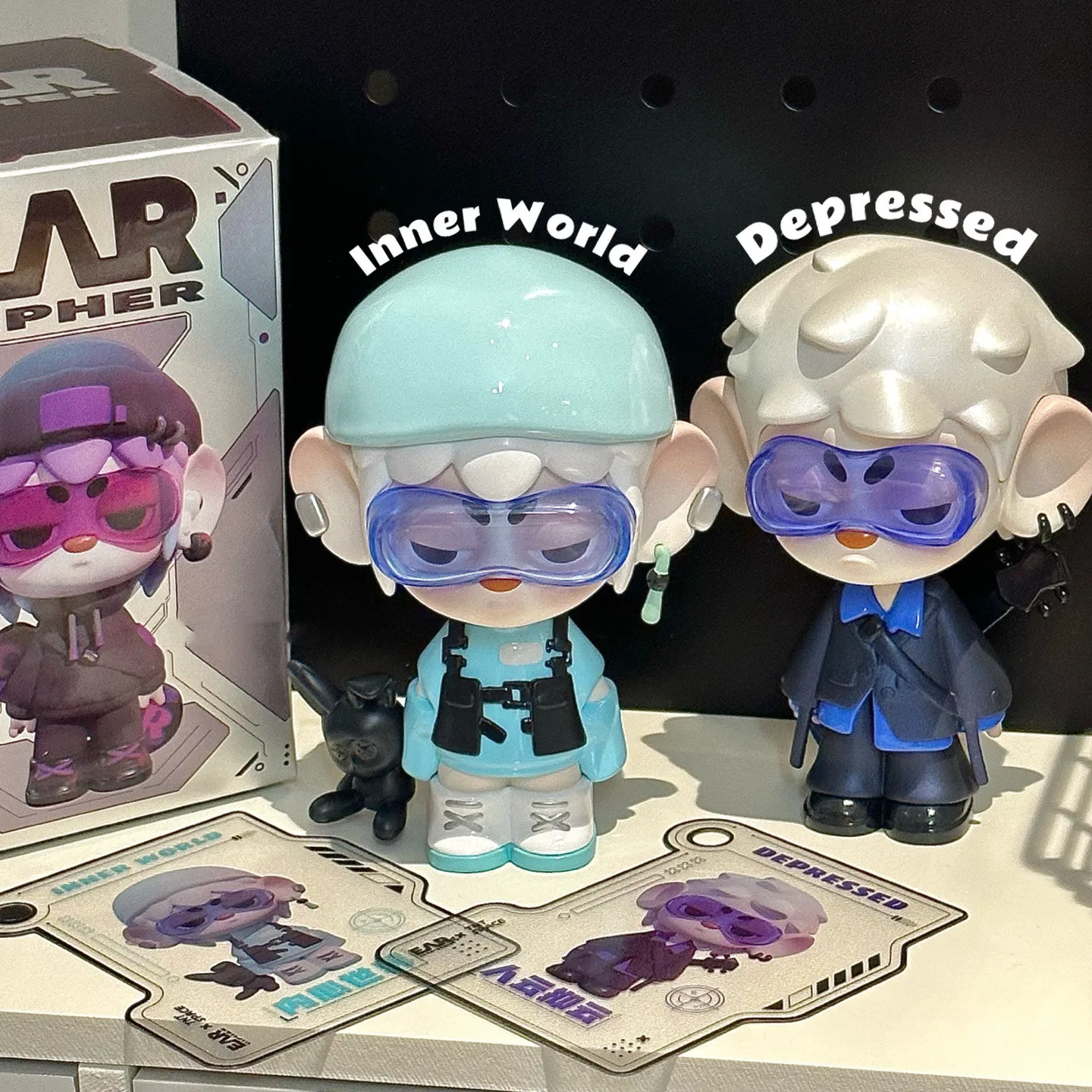 Ear Cipher Emotional Weirdo Series Blind Box Toys Mystery Box Original Figure Guess Bag Mystere Cute Doll Kawaii Model Gift