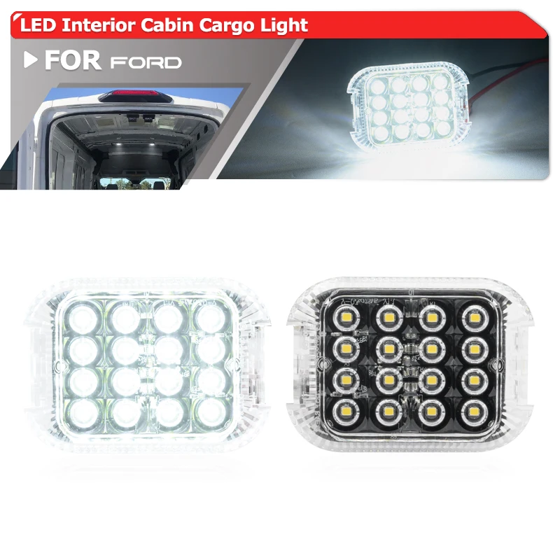 

For Ford E-Transit 2022+ Transit MK6 MK7 MK8 Transit Custom/Courier/Connect 150 LED Interior Cabin Van Cargo Area Trunk Light
