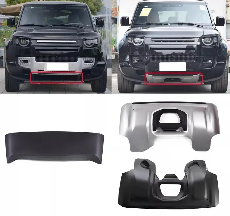 

Front Rear Bumper Lower Shield Mud Guard Trim For Land Rover Defender 90 110 130