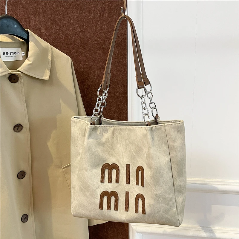 

Elegant Women High End Classic Leather Tote Bag Luxury Shoulder Handbag Fashion Crossbody Daily Wear