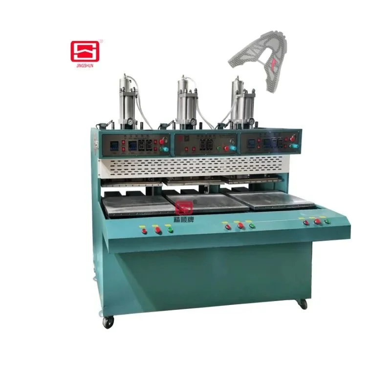 JINSHUN Hot Sale Pneumatic Embossing Machine Hot Press Forming Machine Cold and Hot Embossing Shoes Machine