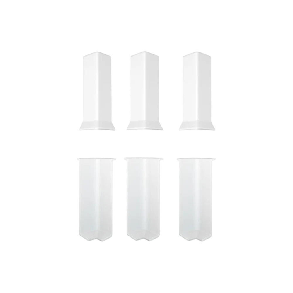 82MM Height Baseboard Corner Blocks Self Adhesive Connector Wall Base Moulding Trim Inside and Outside Corners Skirting Board