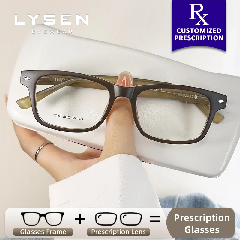 نظارات LYSEN Business للجنسين لقصر النظر فوتوكروميك مع عدسة تقدمية مضادة للضوء الأزرق ومضادة للانعكاس نظارات قراءة مخصصة