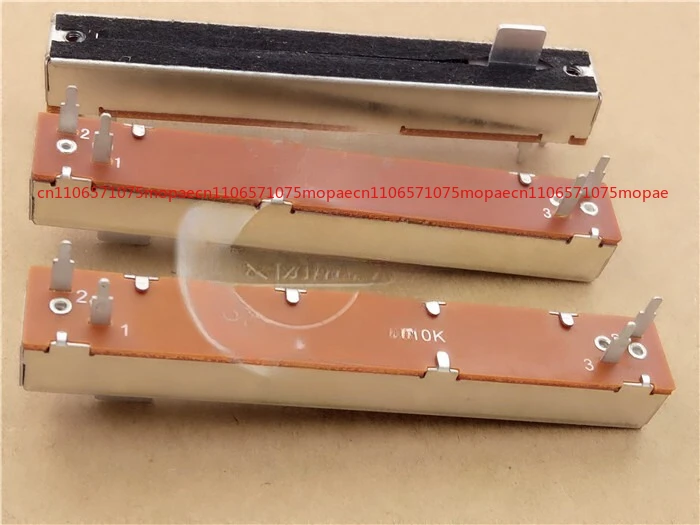OK 6pcs 88mm Slide Faders Mono Potentiometer SL60V A10K B10K Shank:8mm SL608V Mixer