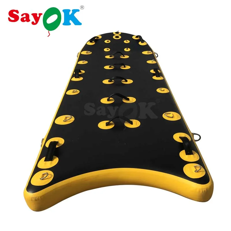 SAYOK Giant Inflatable Rescue Board Floating Mat Bodyboard Inflatable Paddle Board Jet Ski Sleds for Surfing Water Rescue