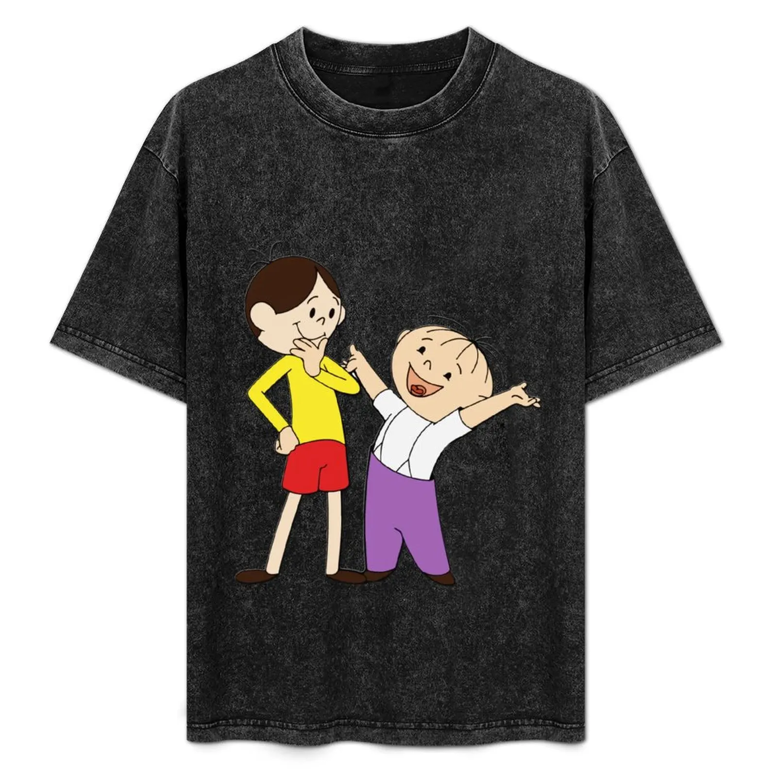 

Bolek & Lolek T-Shirt Plus Size Loose Short Sleeve Top