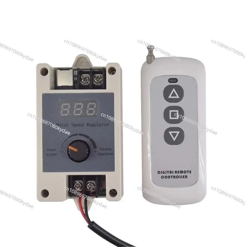 DC6V-24V Motor Remote Controller High Accuracy PWM Stepless 433MHz Electronic Speed Regulator
