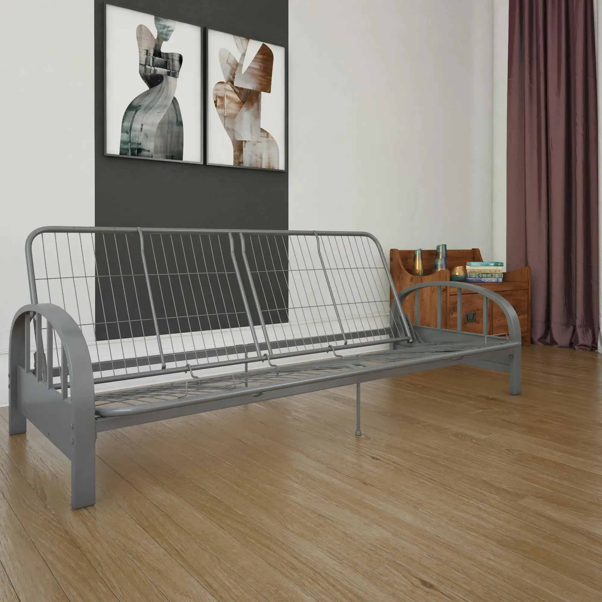 

Futon Frame, Silver