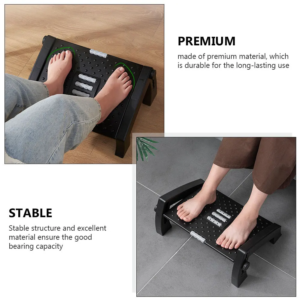 

1Pcs Pedicure Footstool Durable Adjustable Footrest Practical Anti-Skid Massage Foot Support for Home Salon Use Comfortable