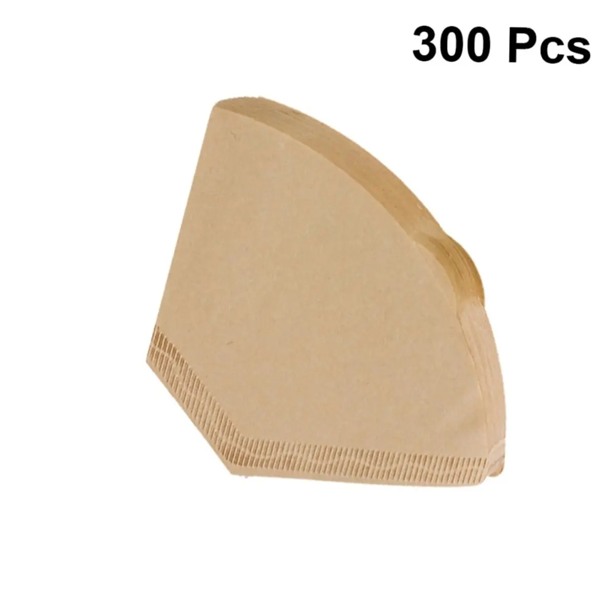 A67T NEW 300Pcs Unbleached Coffee Filter Paper Safe Odorless High Grade Filters for Machines for Coffee Lovers Prevents Overflow